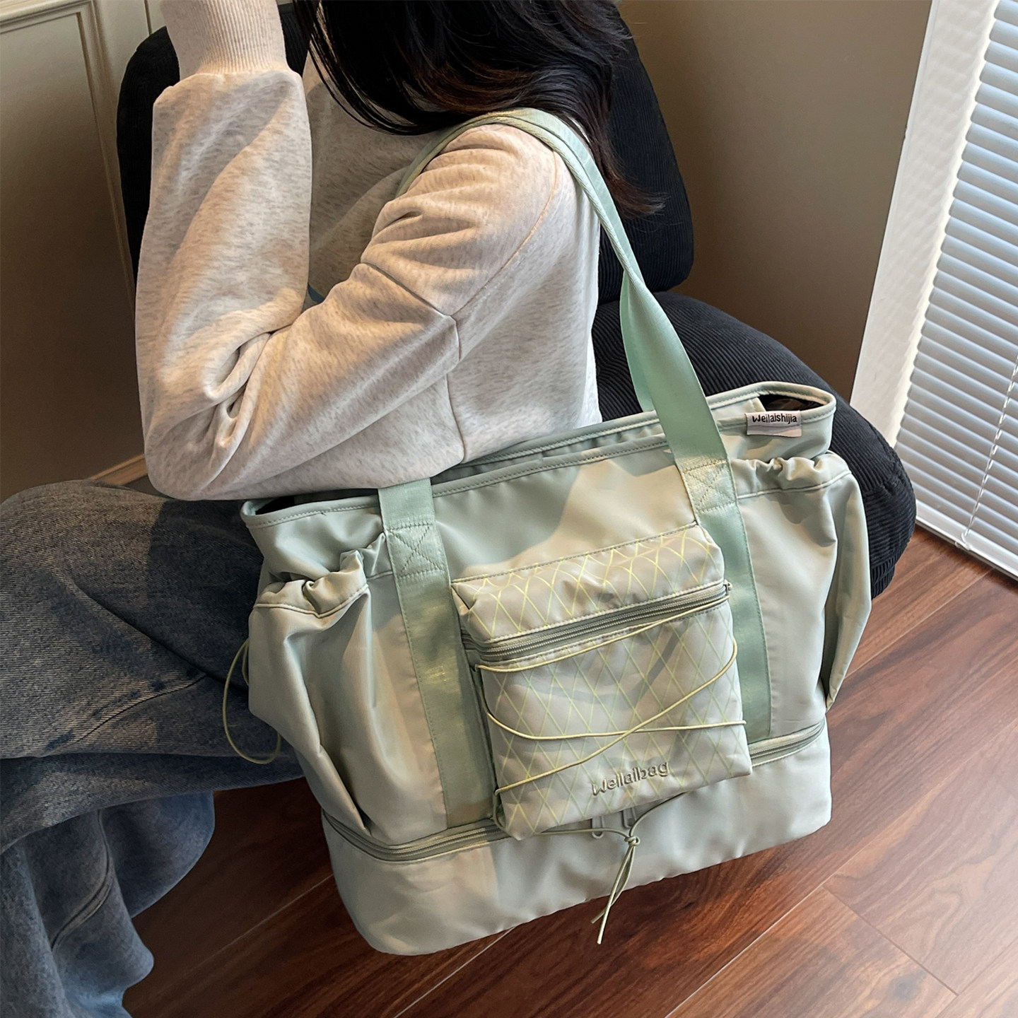 运动健身包干湿分离独立鞋仓2025新款女款手提瑜伽包短途旅行包,箱包皮具/热销女包/男包,旅行袋,淘宝优惠券,粉丝福利购,淘宝优惠卷