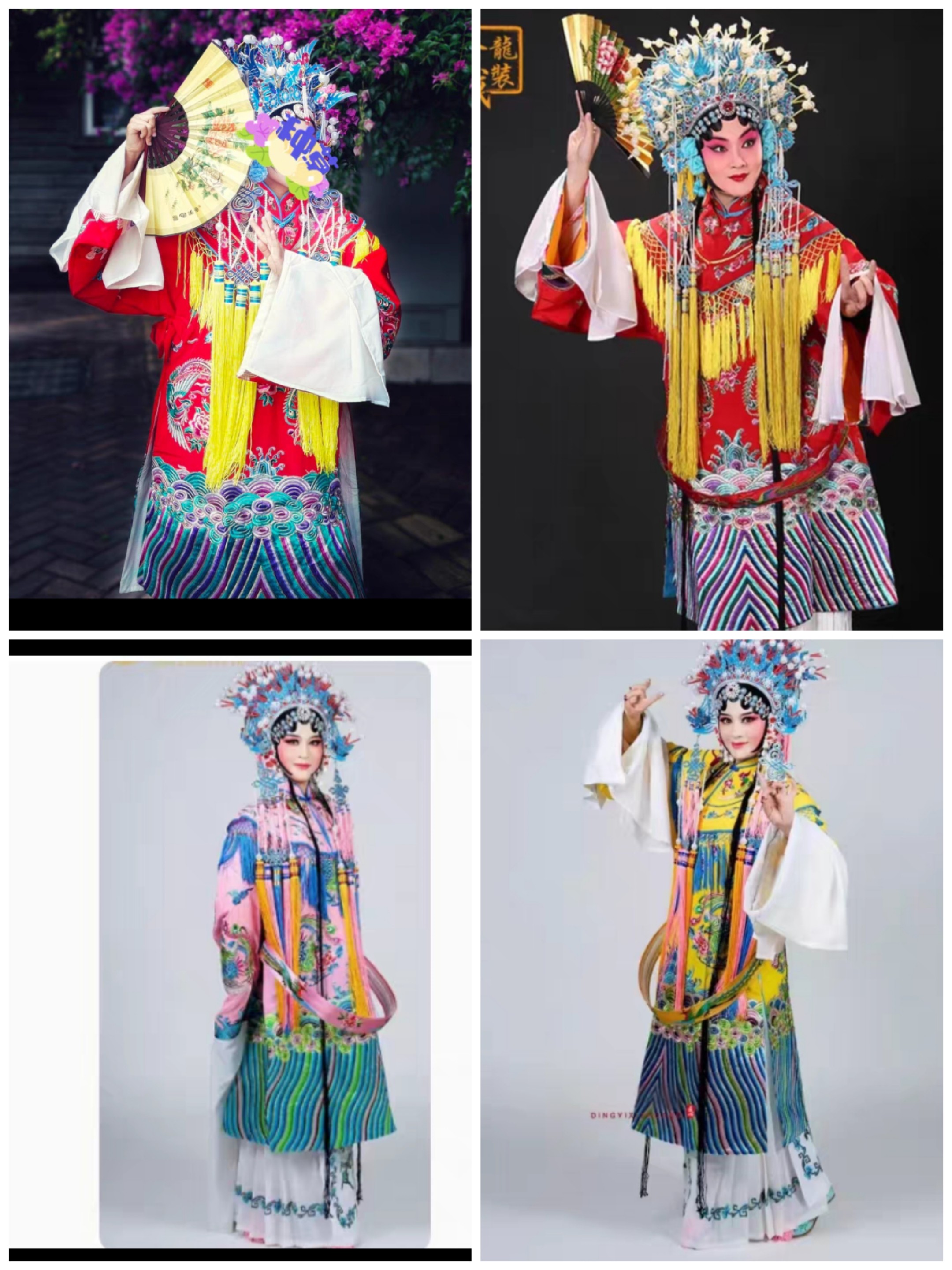 出租贵妃醉酒戏服梨花颂京剧服戏曲蟒袍贵妃青衣皇后打金枝彩鞋