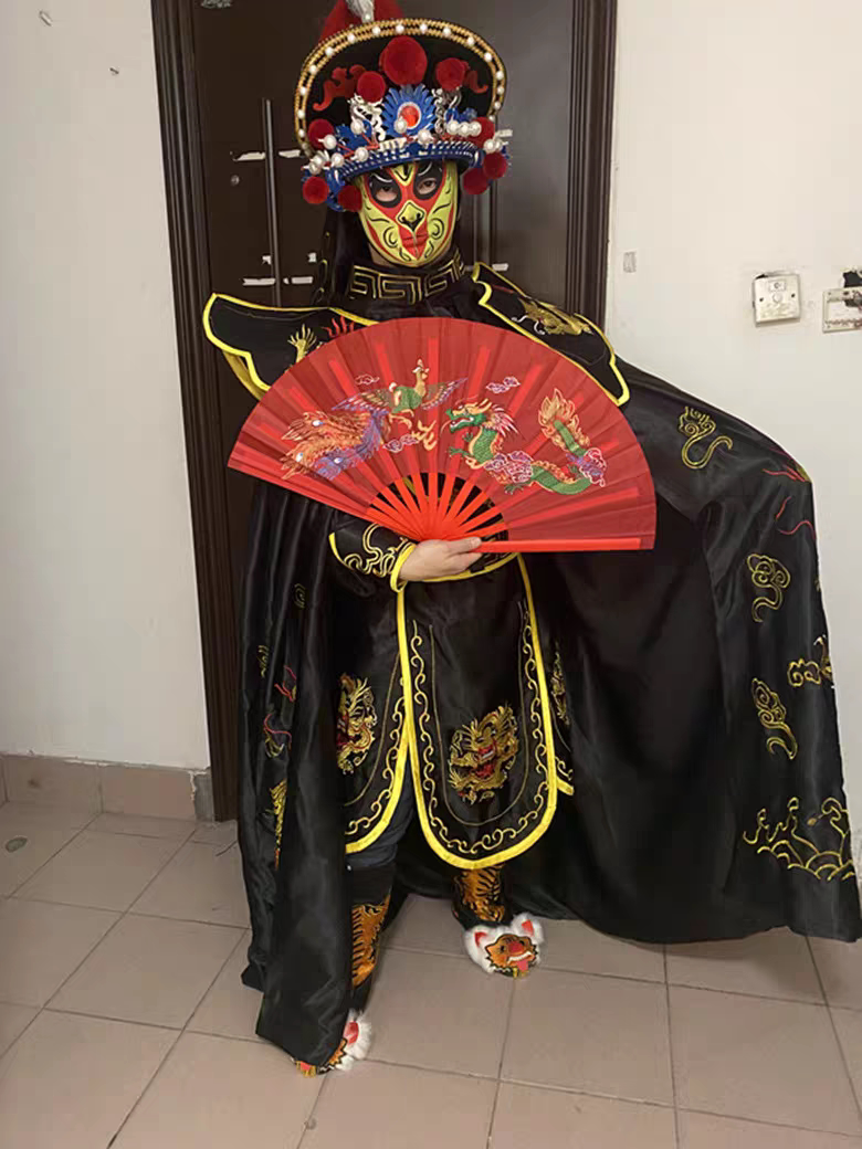 变脸戏服川剧变脸面具戏服