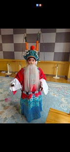 儿童李克用珠帘寨服装出租租赁京剧儿童蟒袍戏服考级服