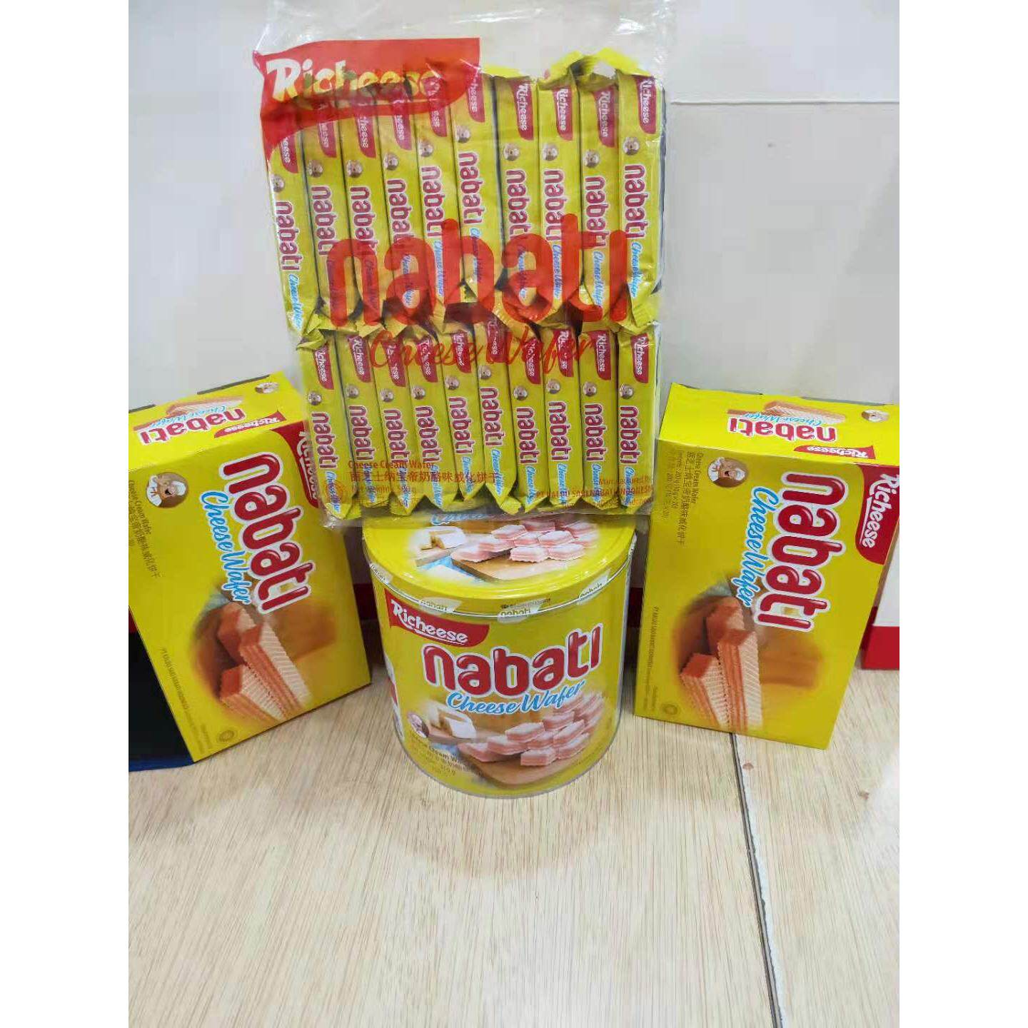 印尼系亚进口纳宝帝nabati丽芝士奶酷威化夹心饼干休闲包装零食