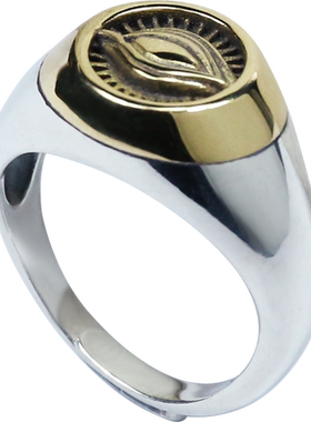 yuki男士925纯银祈祷复古戒指环