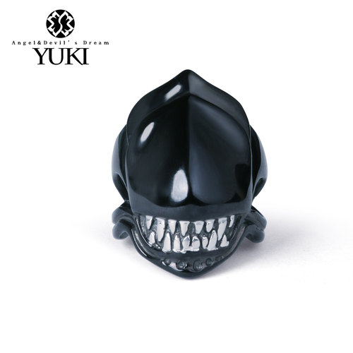YUKI霸气个性欧美潮人食指戒指环