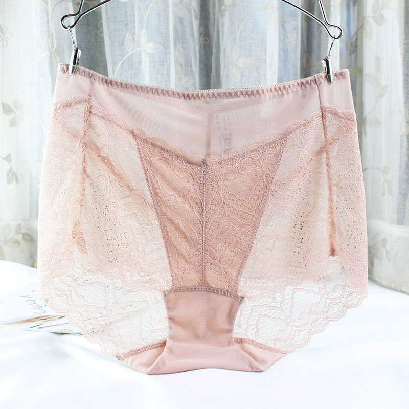 超薄高腰性感蕾丝包臀女内裤