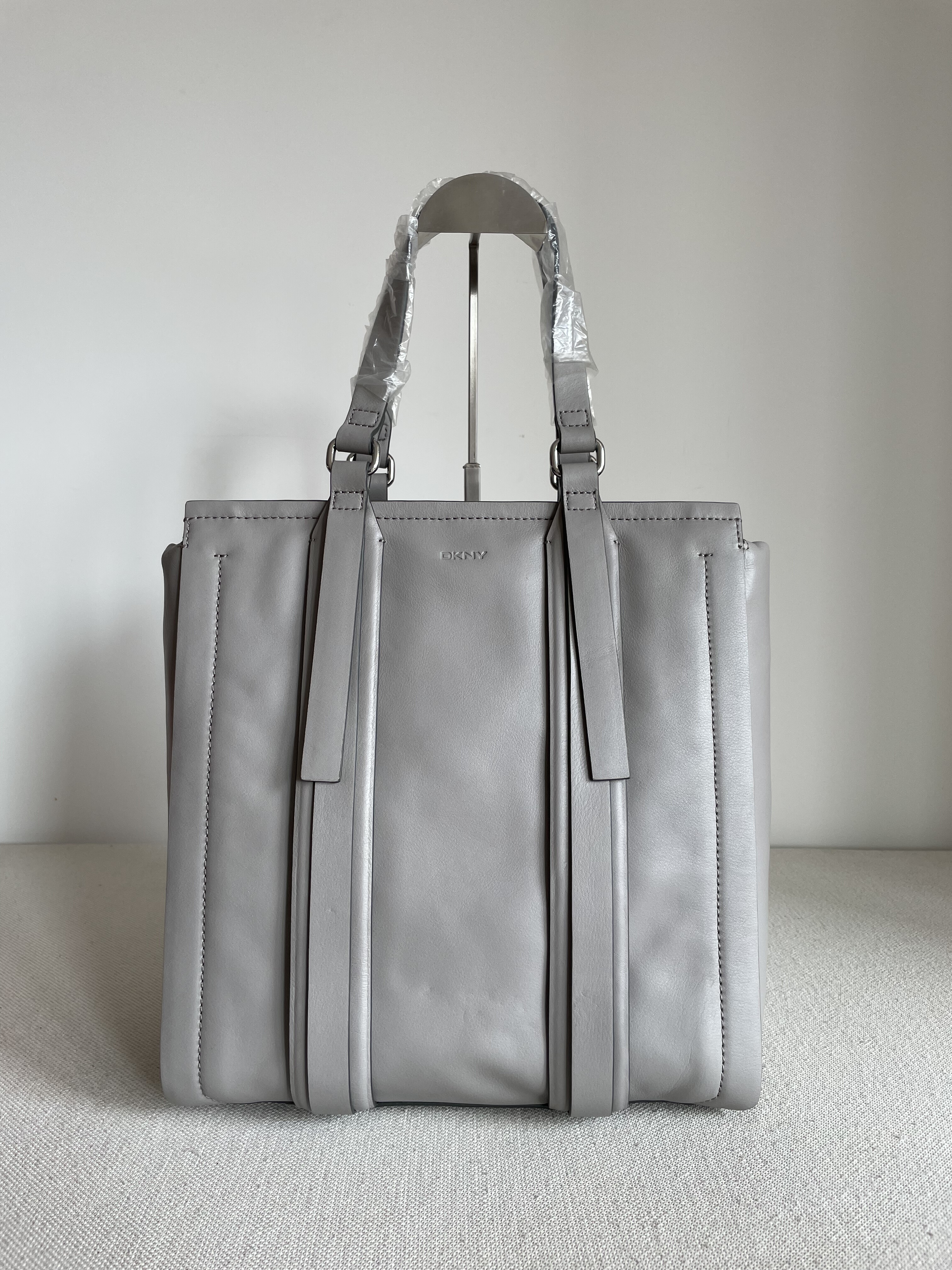 原～单 美国头层Napa软牛皮手拎竖款托特包购物袋