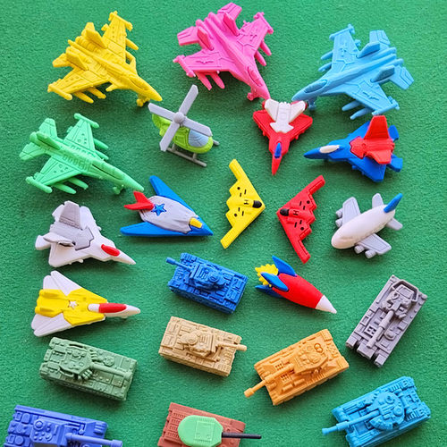 军事坦克橡皮擦可拆卸拼装像皮