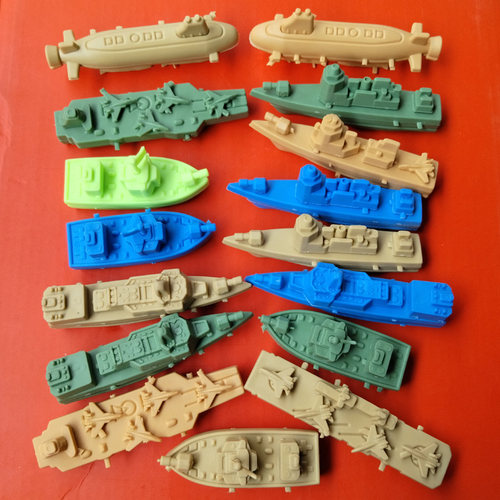 新款航母军舰橡皮擦盲盒装儿童拼装战舰模型可拆卸组装小学生专用 - 封面