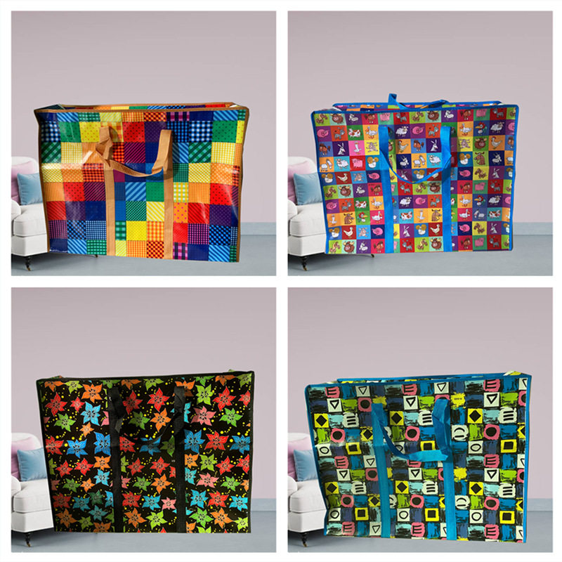 175g搬家袋大容量棉被收纳编织袋无纺布加厚手提打包行李袋