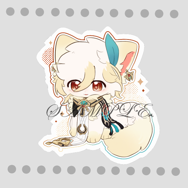 肥鲤动漫同人周边原神卡维拟兽萌系福瑞毛绒异形抱枕