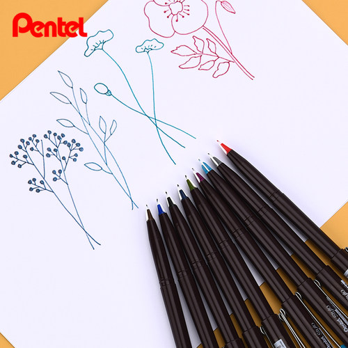 派通JM20MB鸭嘴商务勾线速写笔