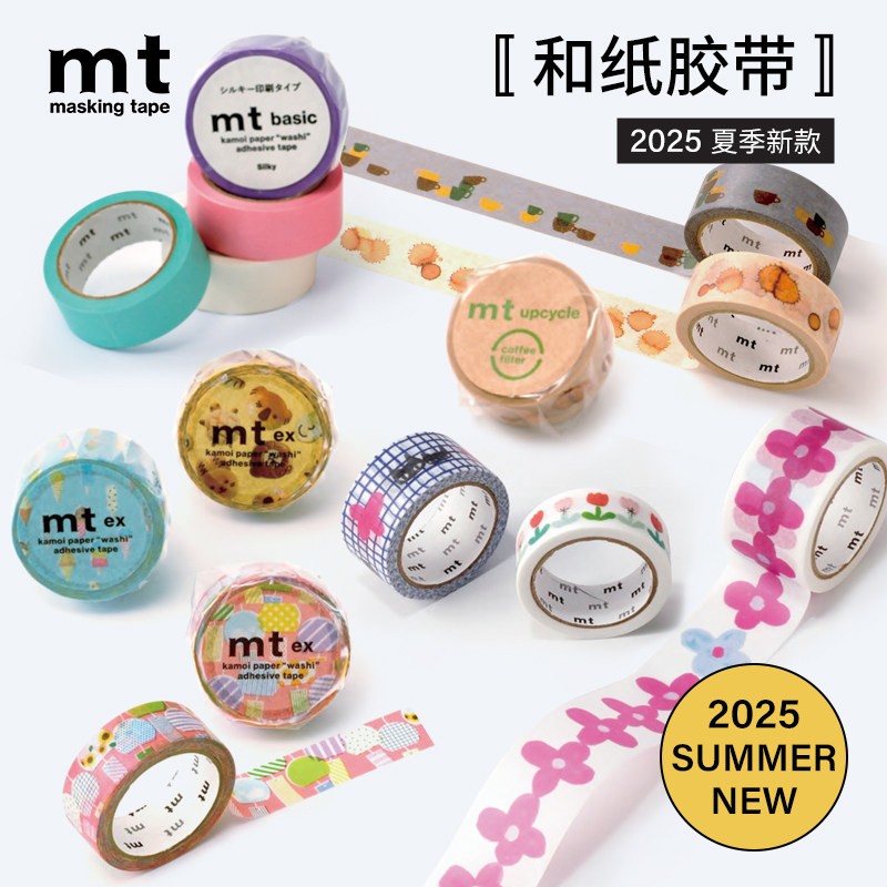 MT2025夏季限定咖啡丝光和纸胶带图片