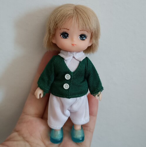 87年迷你丽佳娃娃 mini licca中古小丽佳男娃男孩人偶