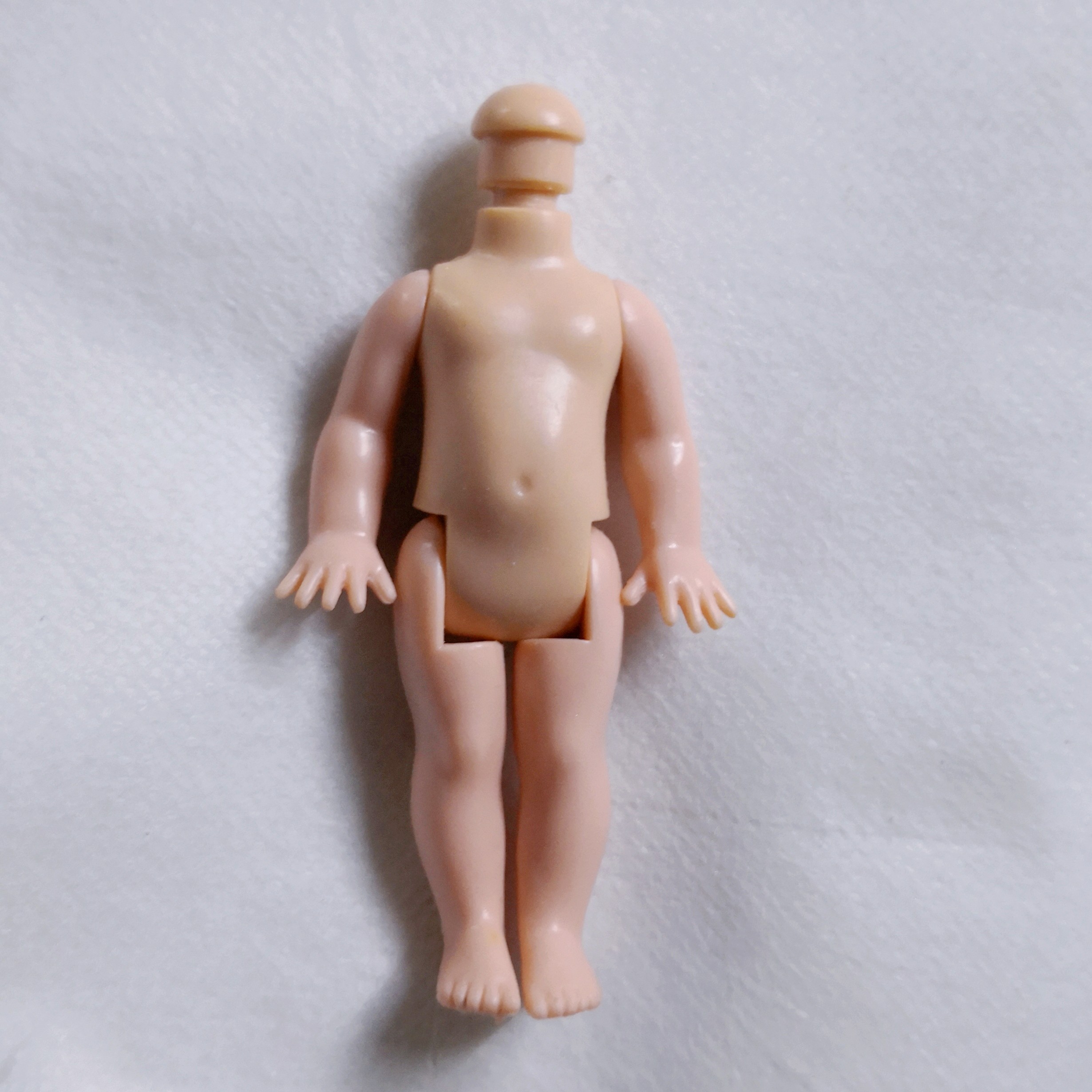散货娃娃素体8.8cm 适配十厘米左右小娃的头 过家家diy身体配件