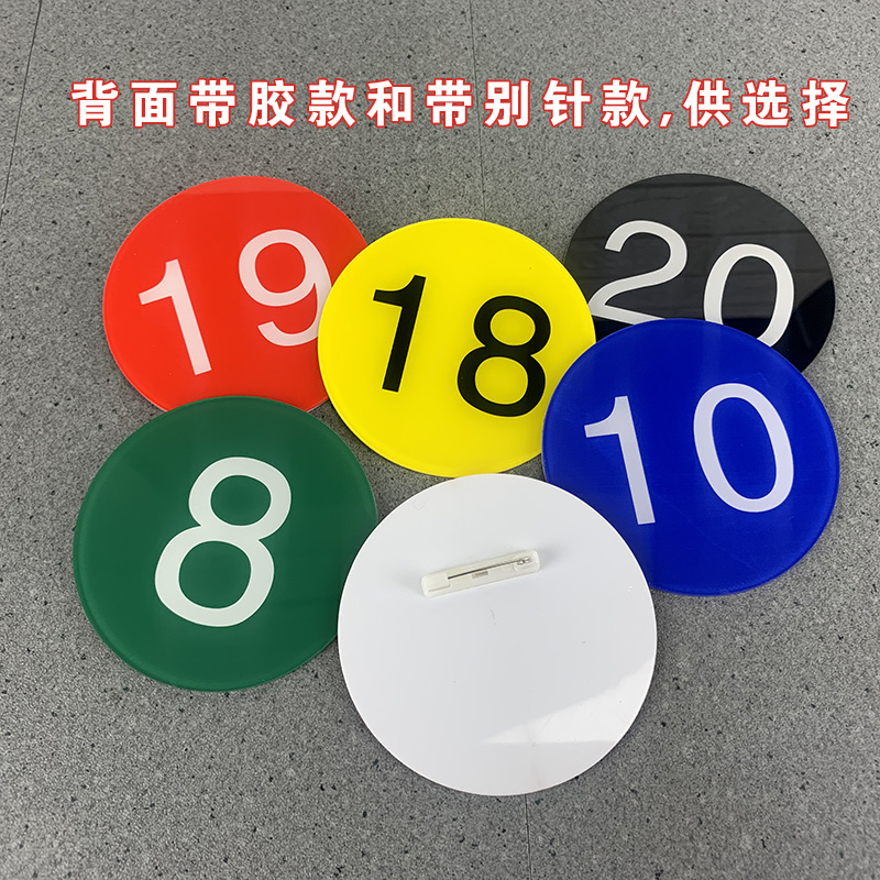 数字餐厅更衣室号码牌