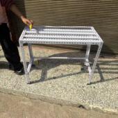 一层桌架鱼缸架 自由组合铁艺桌腿承重垫高 花架加高庭院铁艺拆装