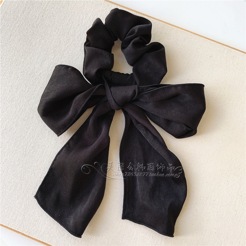 韩国东大门网红气质超仙大蝴蝶结飘带缎带网纱珍珠扎发圈发绳头绳在类目 饰品/流行首饰/时尚饰品新, 发饰中 - 来自Buy2taobao.com提供专业的淘宝代购服务