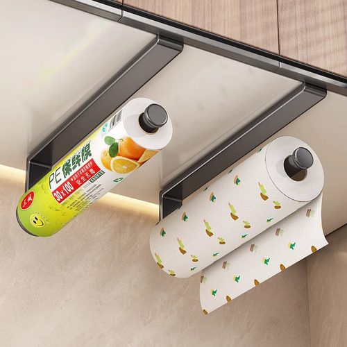 厨房纸巾架橱柜用纸挂架子