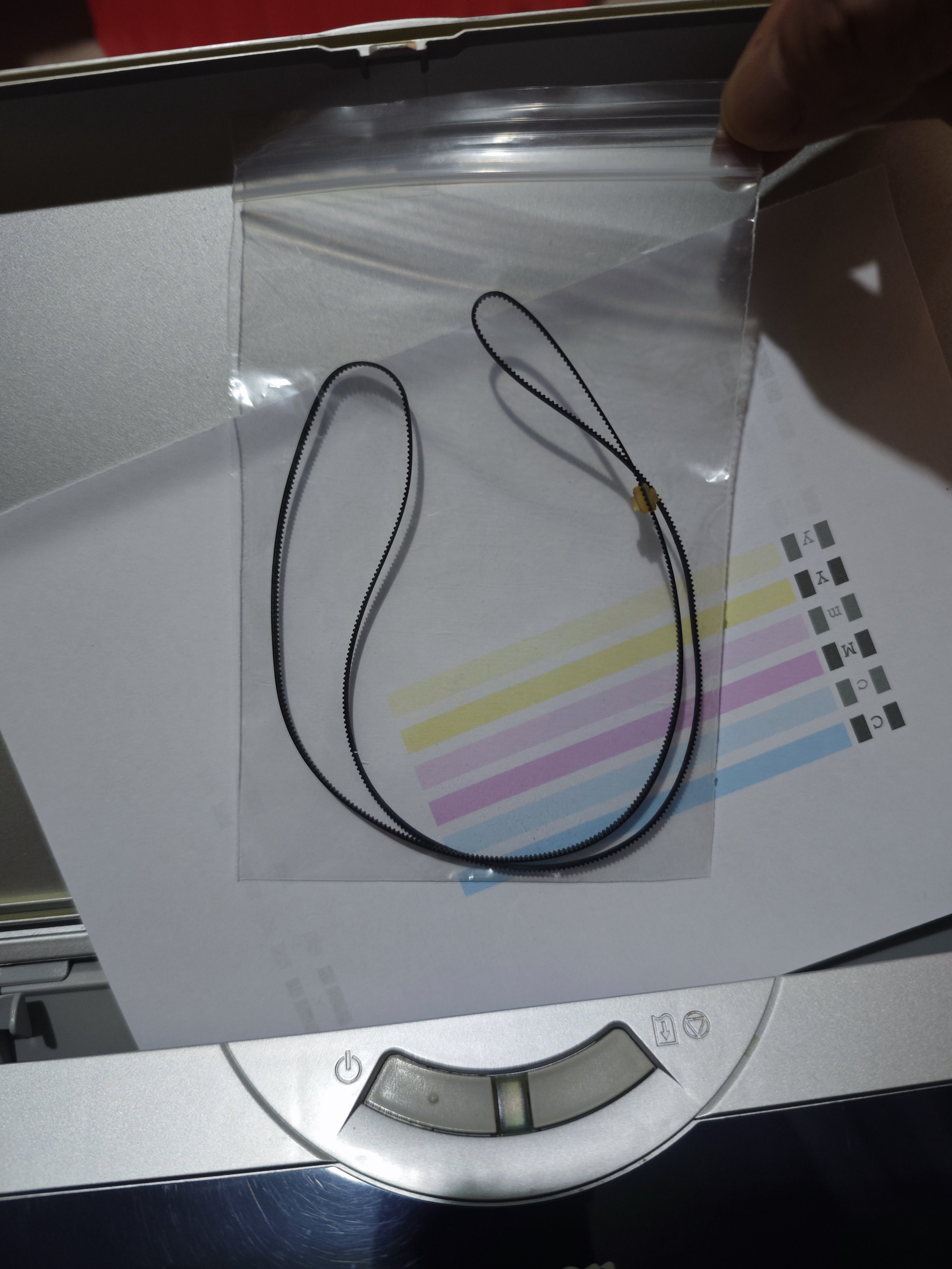 佳能IP90/90V打印机子车架皮带打印头原装拆机皮带