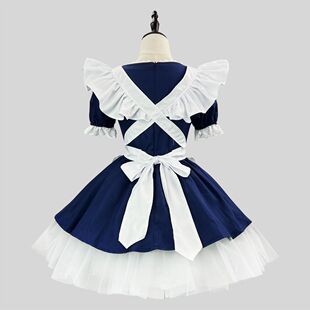 新款 四件套 日系女仆围裙服夏季 甜美洛丽塔Lolita小众蓬蓬公主裙