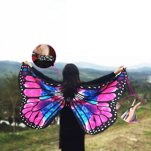 蝴蝶奇妙仙子翅膀披风儿童舞蹈