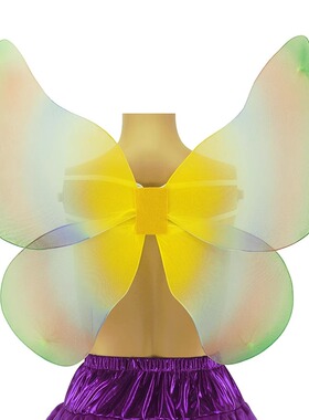 儿童大人蝴蝶精灵渐变翅膀奇妙仙子演出道具天使仙女幻彩舞蹈拍照