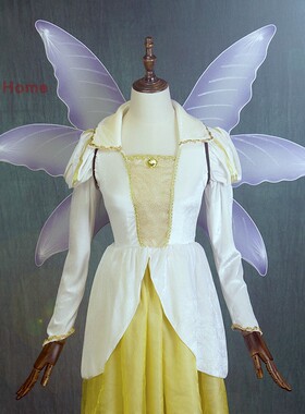 百变小樱cos黄白战斗翅膀动漫维密走秀拍照道具漫展蝴蝶精灵表演