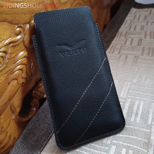 适用一代纬图META手机壳手工皮具真皮纯牛皮支持定制VERTU保护套