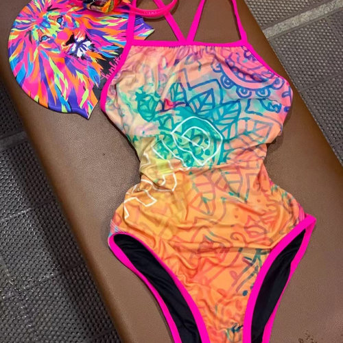 2025新款连体三角性感泳衣