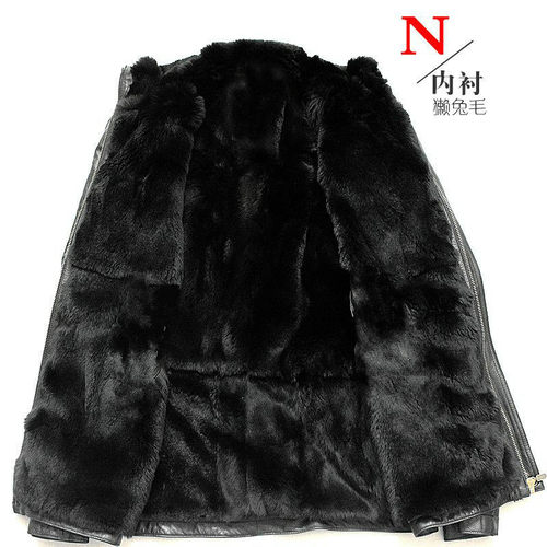 男士真皮皮衣秋冬头层牛皮皮夹克