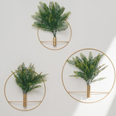 ins风墙面壁挂装 饰品小挂件墙壁卧室房间墙上花创意壁饰室内墙饰