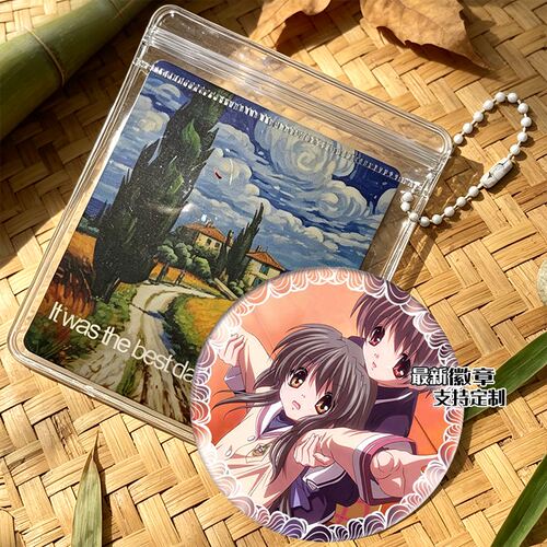 clannad 团子大家族 古河渚 周边徽章吧唧谷子胸针定制挂件
