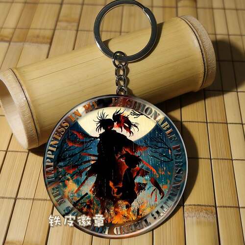 多罗罗 周边挂件钥匙扣铁皮徽章吊坠定制礼物礼品 动漫二次元