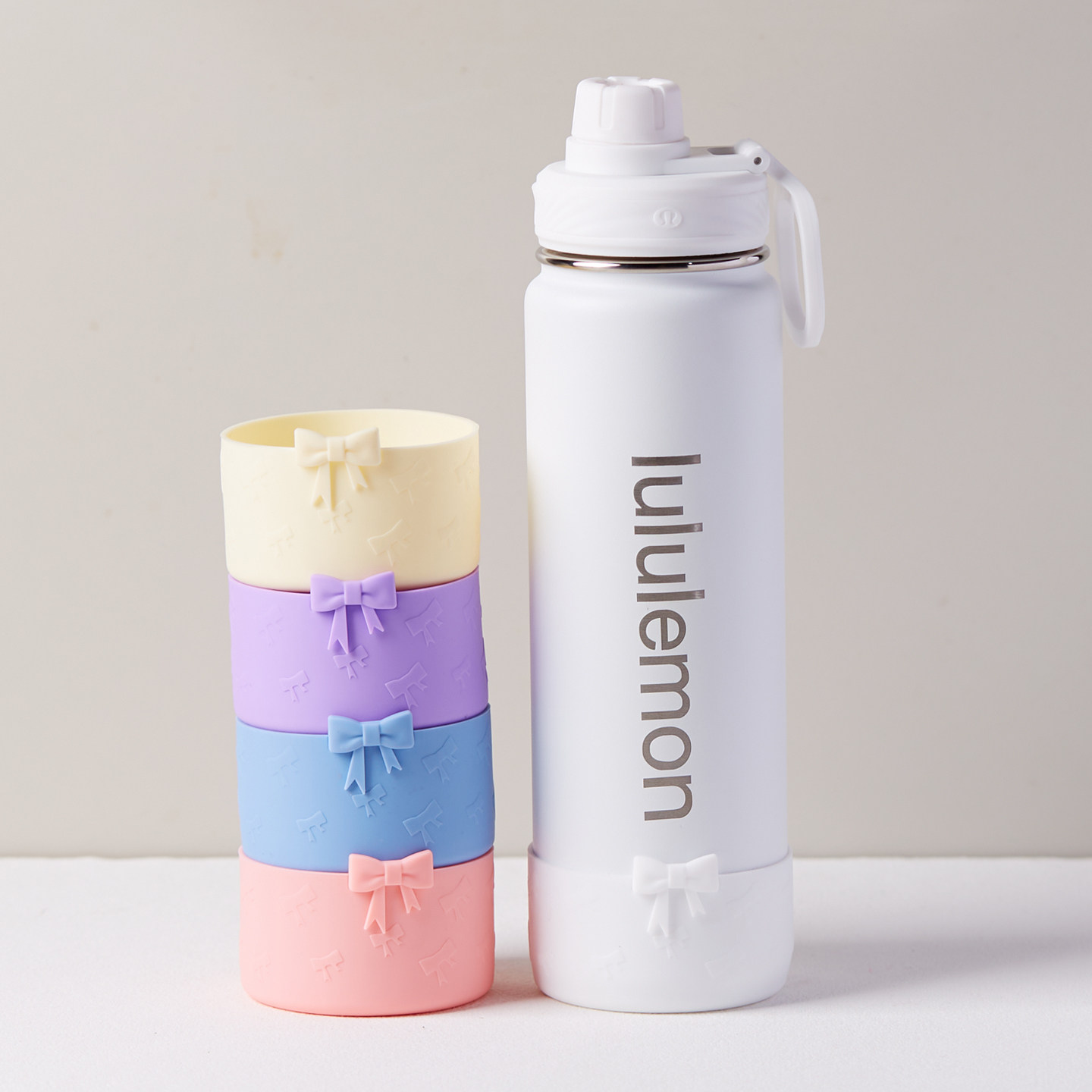适用lululemon硅胶杯套保温杯710ml530ml保护套底座杯托水杯配件图片