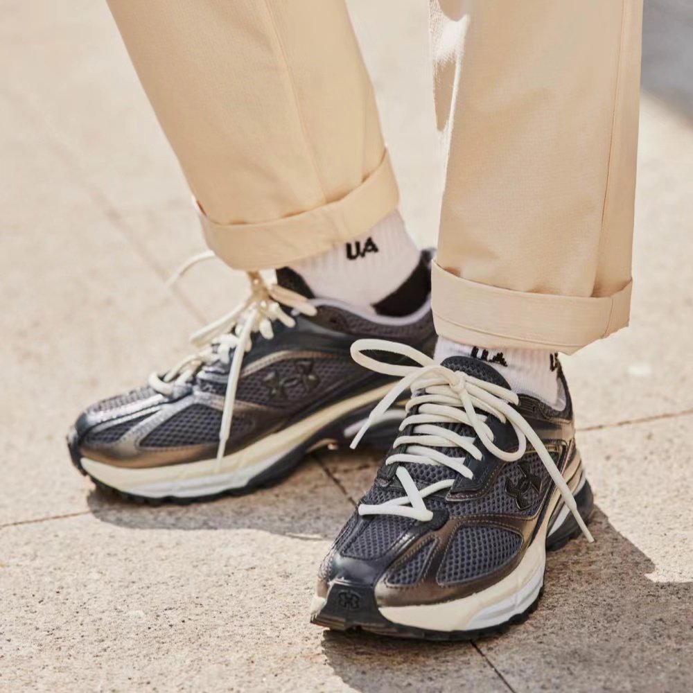 安德玛 UA男子女子情侣 Apparition 透气休闲运动跑步鞋-3027595