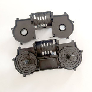 按摩枕齿轮壳子披肩机芯配件塑料六角形状和黑色小孔款