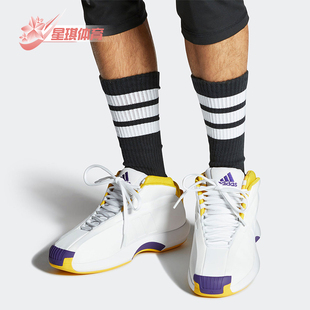 专业篮球鞋 Adidas GY8947 复刻版 1中帮男士 阿迪达斯正品 CRAZY