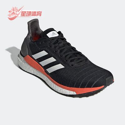 阿迪达斯男子运动透气跑步鞋