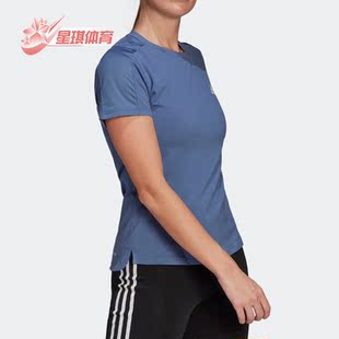 T恤 Adidas 潮流运动圆领短袖 休闲女子时尚 GL4003 阿迪达斯正品