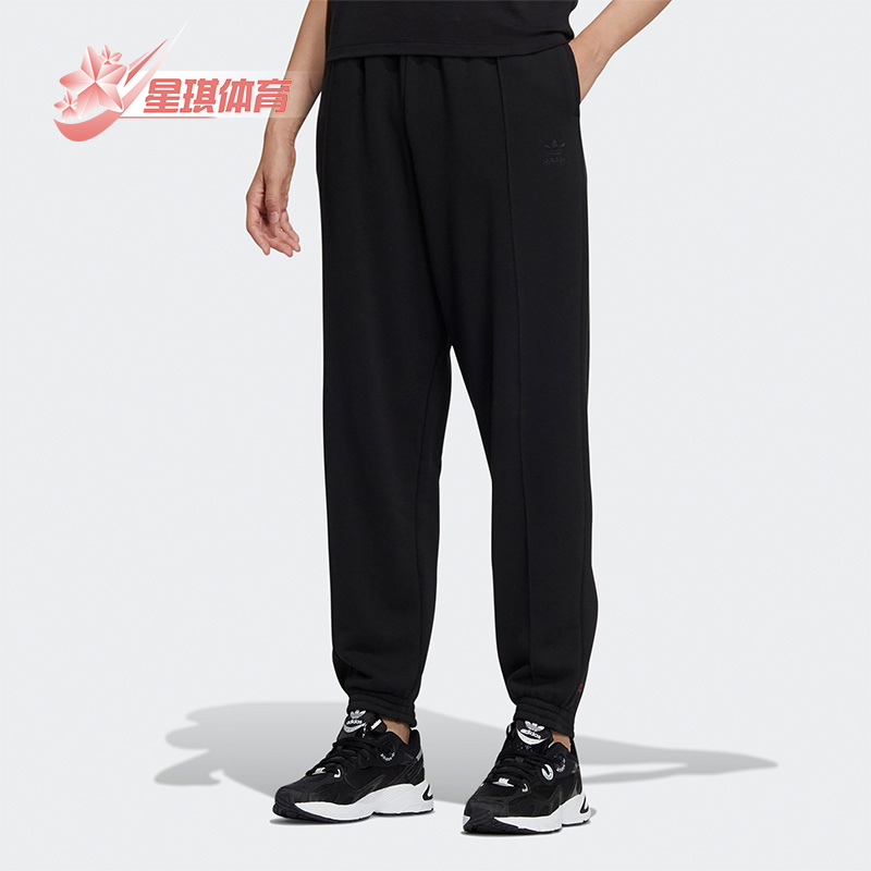 阿迪达斯三叶草女子休闲系带长裤