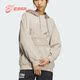 三叶草女子时尚 Adidas 阿迪达斯正品 连帽套头运动卫衣IW9412