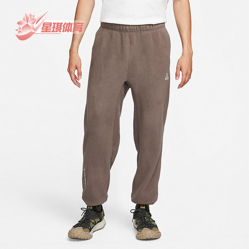 耐克秋冬男子休闲摇粒绒保暖长裤