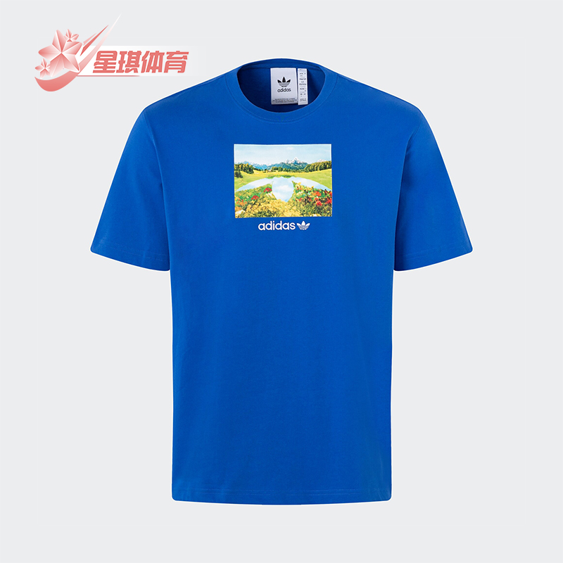 Adidas/阿迪达斯男士休闲短袖