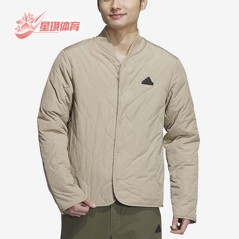 阿迪达斯男士保暖运动休闲棉服