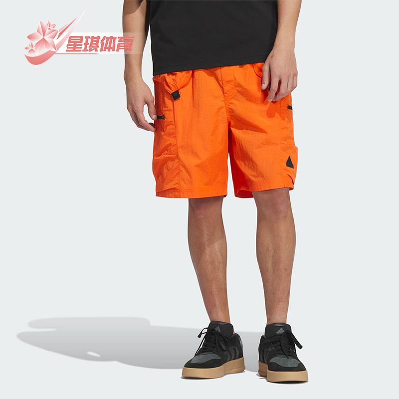 阿迪达斯男士工装风短裤