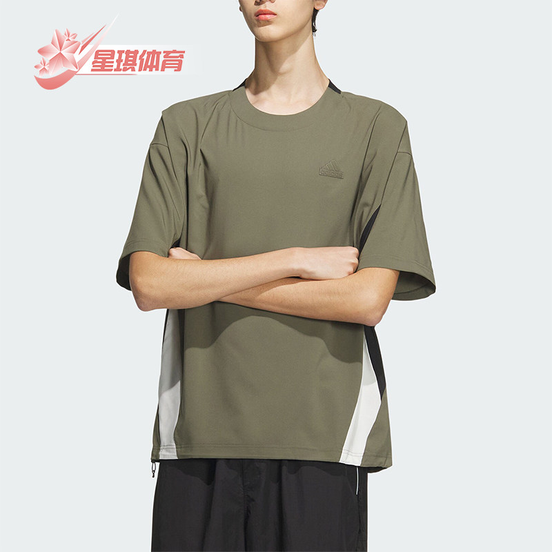 阿迪达斯男士休闲短袖T恤