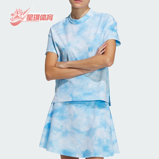 MOCK女士高尔夫运动短袖 Adidas IK9809 阿迪达斯正品