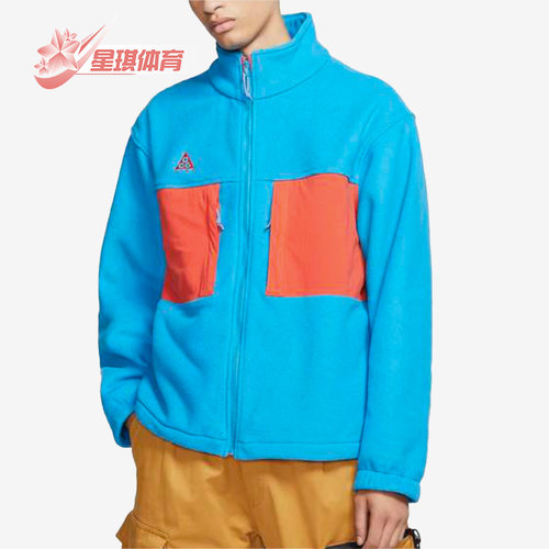 耐克冬季男子休闲保暖抓绒夹克