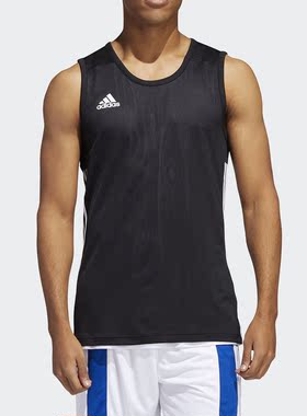 Adidas/阿迪达斯正品 夏季新款男子运动休闲透气背心 DX6385
