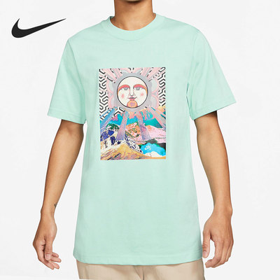 耐克夏季新款男子休闲运动短袖