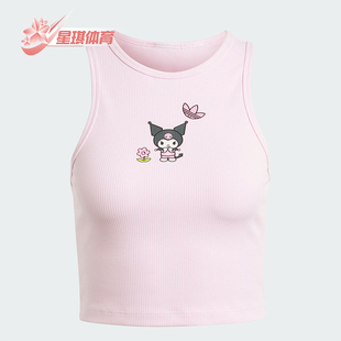 TOP TANK K女士卡通印花运动背心JG8051 阿迪达斯正品 Adidas